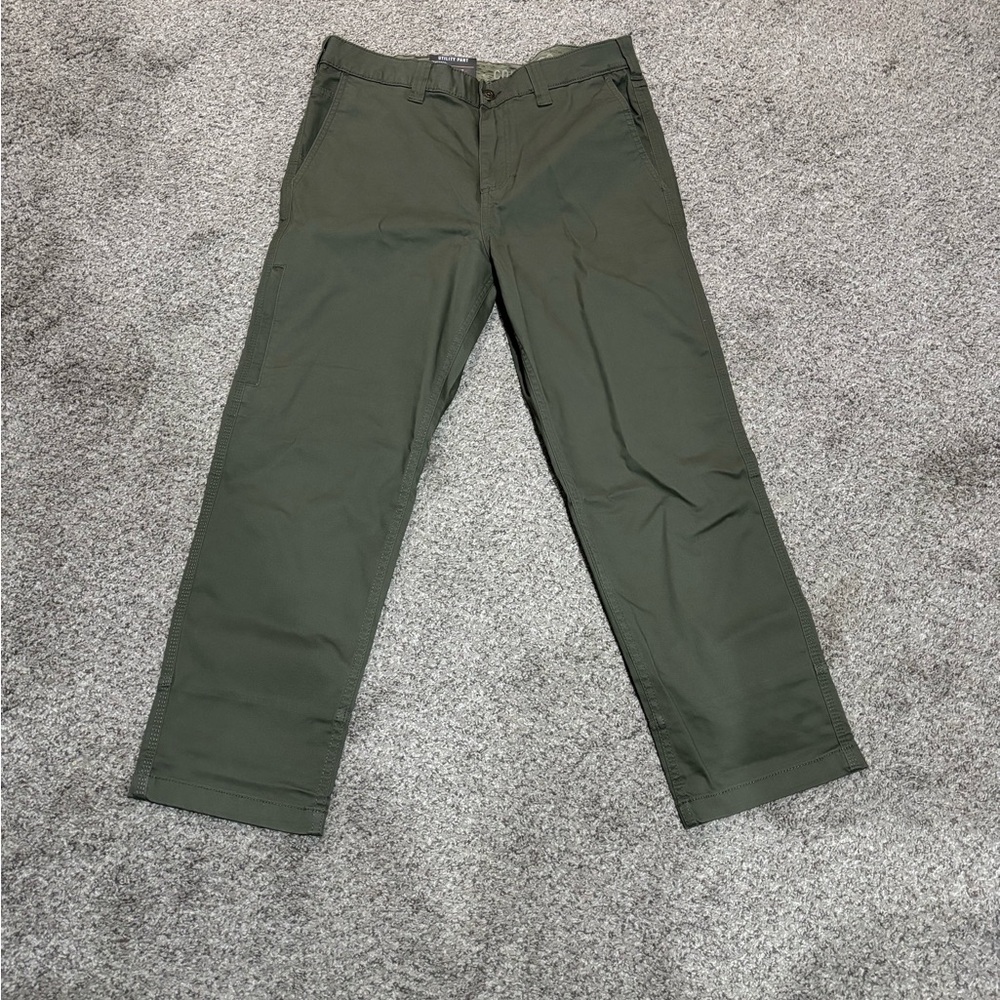 COLORADO CLOTHING NWT 34x30 Men's Canvas Utility Pants Olive Green
